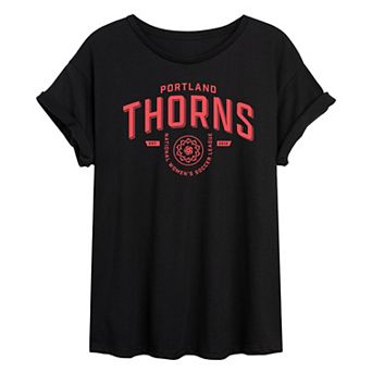 Juniors' Portland Thorns Industrial Oversized Tee