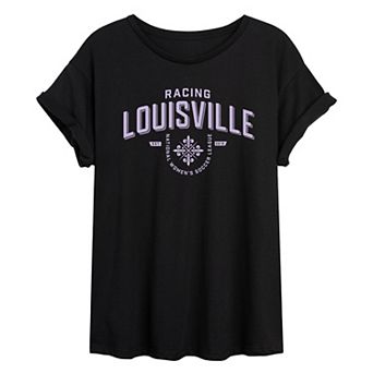 Juniors' Racing Louisville Industrial Oversized Tee