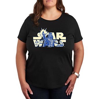 Plus Size Star Wars Logo Empire Graphic Tee