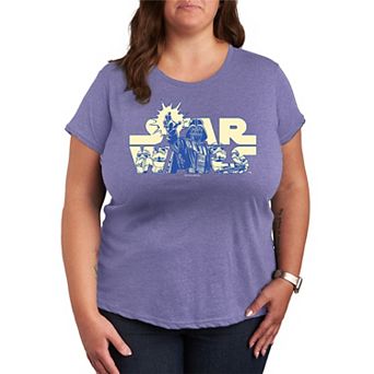 Plus Size Star Wars Logo Empire Graphic Tee