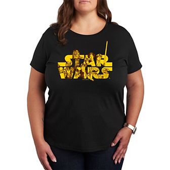 Plus Size Star Wars Logo Rebels Graphic Tee
