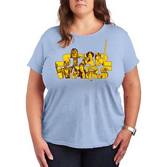Plus Size Star Wars Logo Rebels Graphic Tee