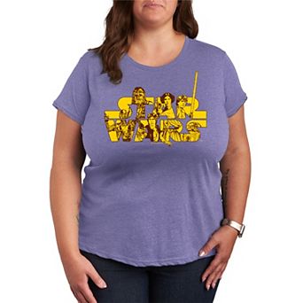 Plus Size Star Wars Logo Rebels Graphic Tee