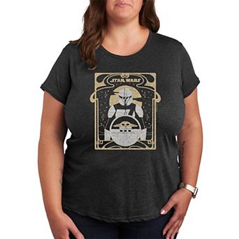 Plus Size The Mandalorian Mando Celestial Graphic Tee