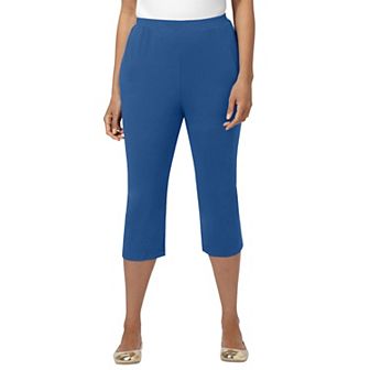 Catherines Women's Plus Size Petite Suprema Capri (With Pockets)
