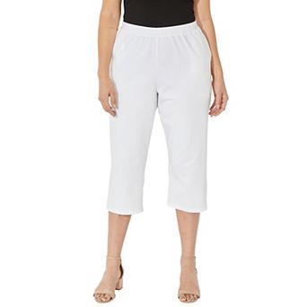 Catherines Women's Plus Size Petite Suprema Capri (With Pockets)