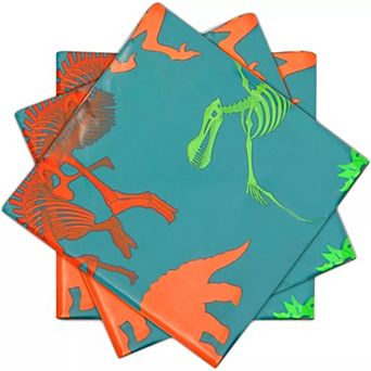 Disposable Dinosaur Tablecover Birthday Party Decor 54 x 108" 3 Pack