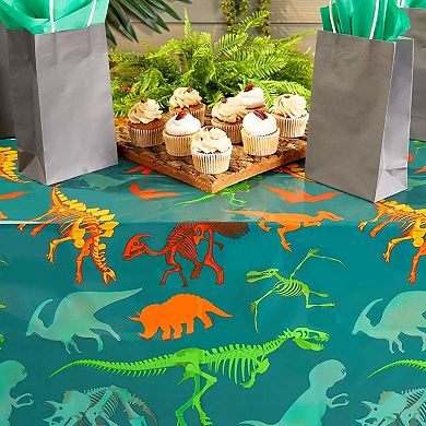 Disposable Dinosaur Tablecover Birthday Party Decor 54 x 108" 3 Pack