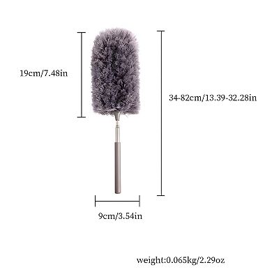 Adjustable Microfiber Feather Duster Household Cleaning