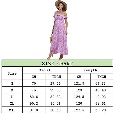 Maternity Floral Ruffles Sleeveless Spaghetti Strap Dress V Neck A Line Flowy Nursing Dress