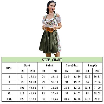 Lifos Dirndl 0220 3 Pezzi Con Camicia E Grembiule - Costume Tradizionale Tedesco Oktoberfest, Grigio, Taglie Forti (fino A 54)