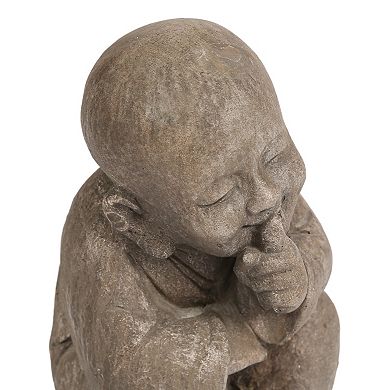 LuxenHome Quiet Little Buddha Statue