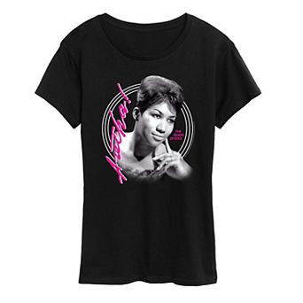 Women's Aretha Franklin Queen Of Soul Graphic Tee