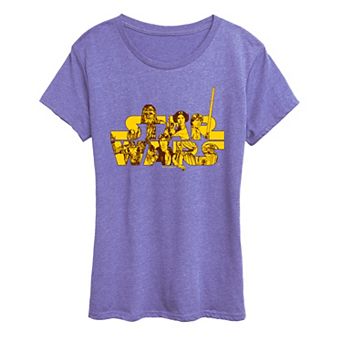 Women's Star Wars Group Logo Graphic Tee