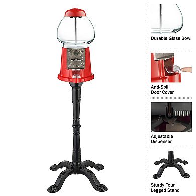 Vintage-Look Gumball Machine with Stand by Great Northern Popcorn