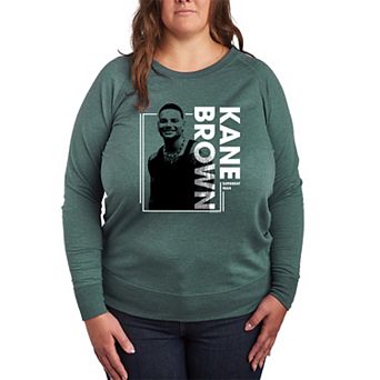 Plus Size Kane Brown Different Man French Terry Long Sleeve Tee