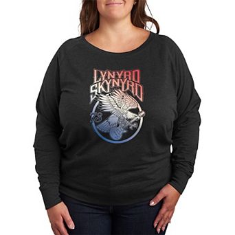Plus Size Lynyrd Skynyrd Gradient French Terry Long Sleeve Tee