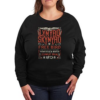 Plus Size Lynyrd Skynyrd Free Bird French Terry Long Sleeve Tee