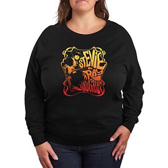 Plus Size Stevie Ray Vaughan French Terry Long Sleeve Tee