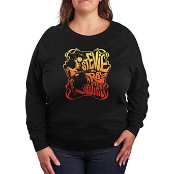 Plus Size Stevie Ray Vaughan French Terry Long Sleeve Tee