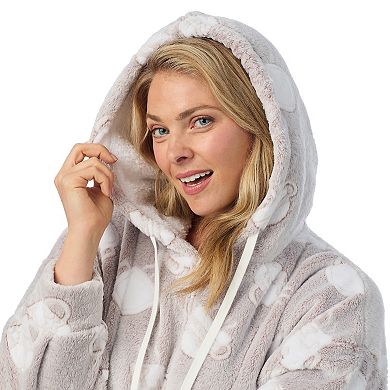 Plus Size Cuddl Duds® Hooded Zip Robe