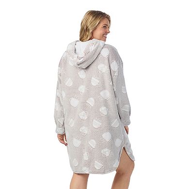 Plus Size Cuddl Duds® Hooded Zip Robe
