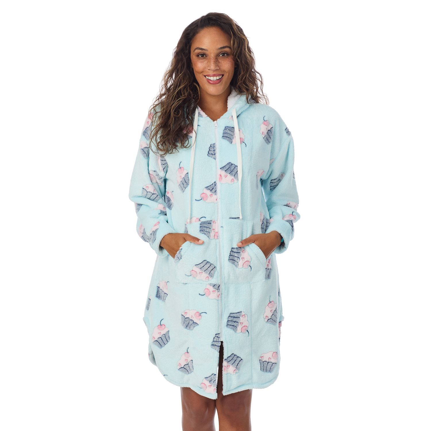 Women's Cuddl Duds® Hooded Zip Robe