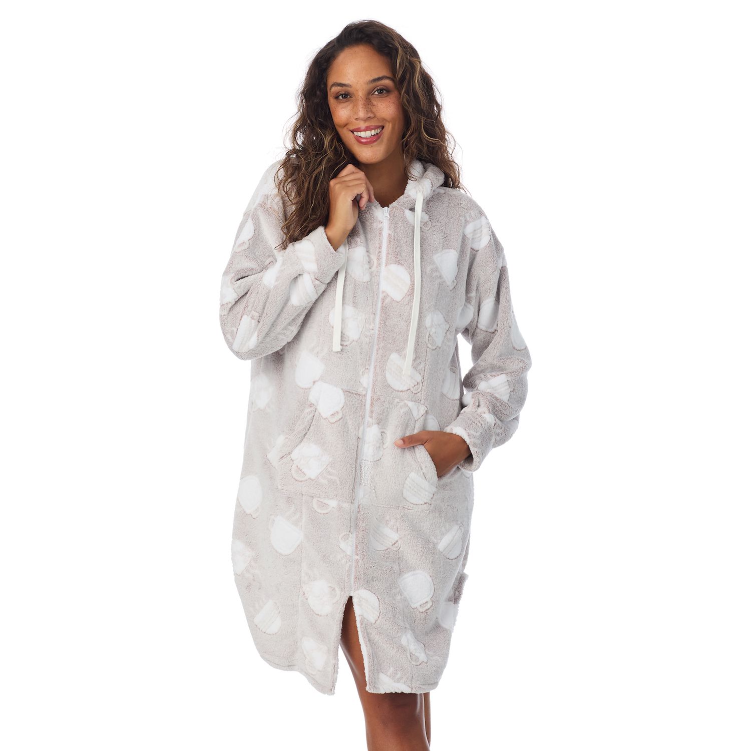 Women's Cuddl Duds® Hooded Zip Robe