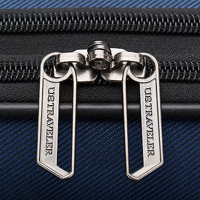US Traveler Forest 8-Piece Packing Cube and Spinner Luggage Set