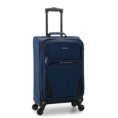US Traveler Forest 8-Piece Packing Cube and Spinner Luggage Set