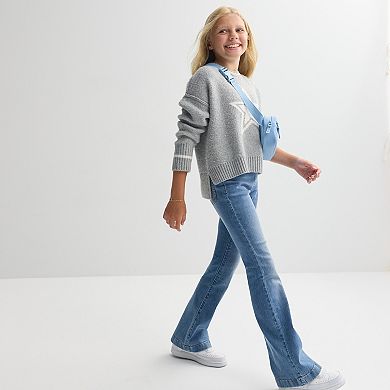 Girls 6-20 SO® Pull-On Flare Leg Jeans in Regular & Plus Size