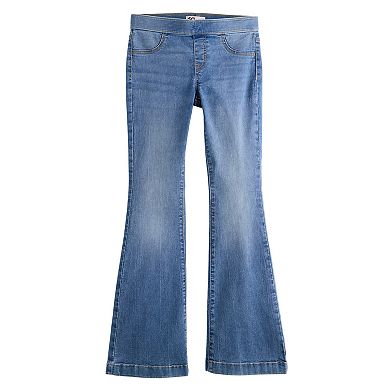 Girls 6-20 SO® Pull-On Flare Leg Jeans in Regular & Plus Size
