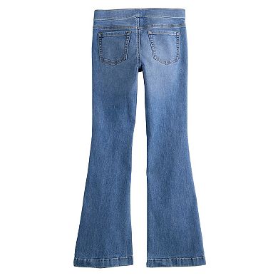 Girls 6-20 SO® Pull-On Flare Leg Jeans in Regular & Plus Size