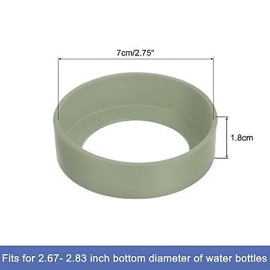 4 Pcs Water Bottle Boot, Protective Silicone Boot Sleeve Non Slip Bottom Cover Bumper