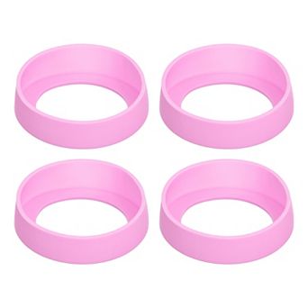 4 pc Water Bottle Boot, Protective Silicone Boot Sleeve Non Slip Bottom Cover Bumper