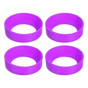 4 pc Water Bottle Boot, Protective Silicone Boot Sleeve Non Slip Bottom Cover Bumper