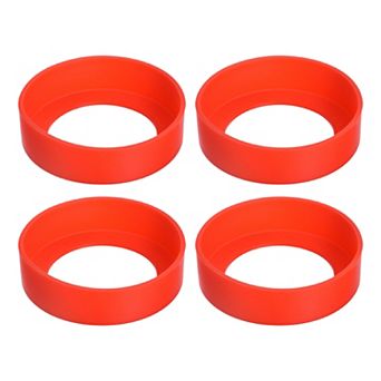 4 pc Water Bottle Boot, Protective Silicone Boot Sleeve Non Slip Bottom Cover Bumper