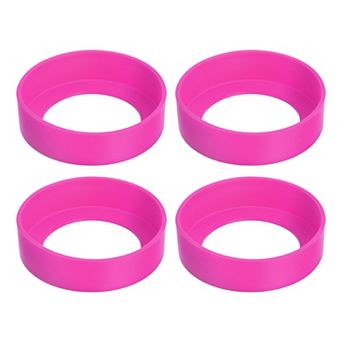 4 pc Water Bottle Boot, Protective Silicone Boot Sleeve Non Slip Bottom Cover Bumper