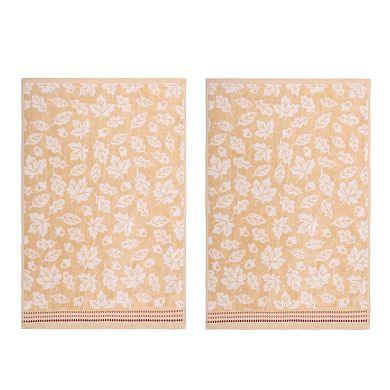 Celebrate Together™ Fall Leaves Hand Towel 2-Pack