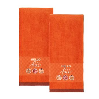 Celebrate Together™ Fall Hello Fall Pumpkin Hand Towel 2-Pack