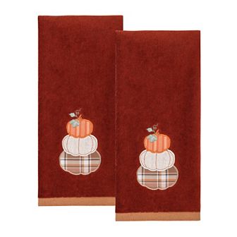 Celebrate Together™ Fall Patchwork Pumpkin Hand Towel 2 Pack