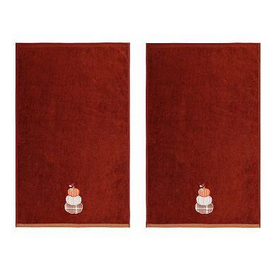 Celebrate Together™ Fall Patchwork Pumpkin Hand Towel 2 Pack