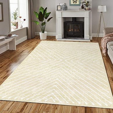 Garvee Machine Washable Non Shedding Area Rugs for Living Room Bedroom Kitchen