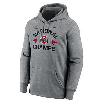 Men's Nike Ohio State Buckeyes 2024 College Football Playoff National Champions Arch Over Logo Hoodie