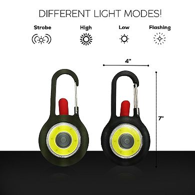 Precious Tails Pilot & Scout Clip-Brite LED Safety Light for Pets