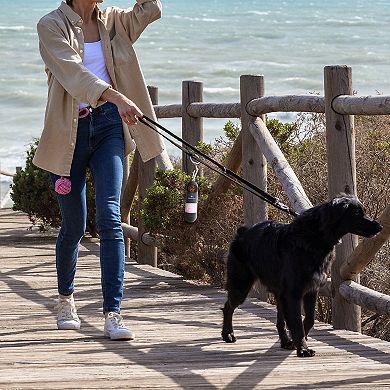 Precious Tails Pilot & Scout Sani N Bag Dog Waste Bag Dispenser with Built-In Hand Sanitizer Compartment