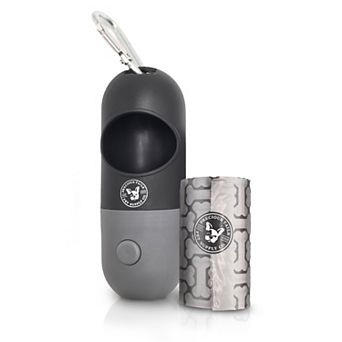 Precious Tails Flash N Bag Dog Waste Bag Dispenser with LED Flashlight