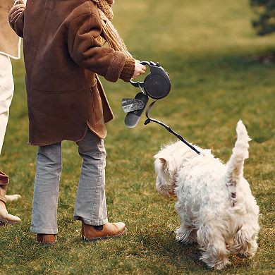 Precious Tails Flash N Bag Dog Waste Bag Dispenser with LED Flashlight