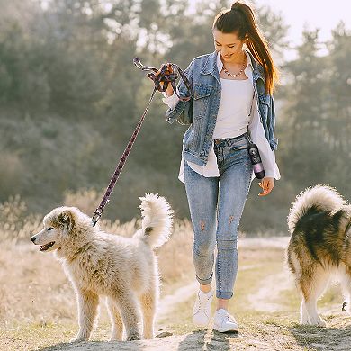 Precious Tails Sani N Bag Dog Waste Bag Dispenser with Built-In Hand Sanitizer Compartment