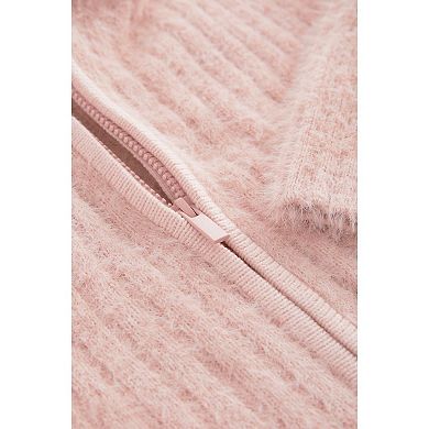 Girls 4-12 NEXT Pink Fluffy Hoodie